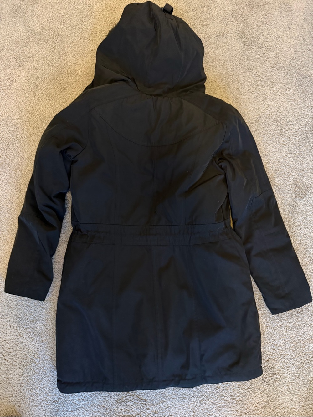 MARC NEW YORK ANDREW MARC black parka sz XS faux fur lining like new - Picture 4 of 5